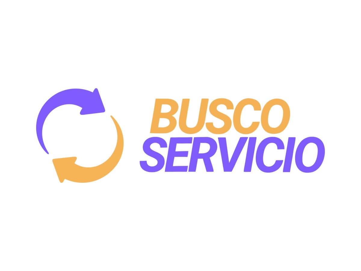 An early BuscoServicio mark: two arrows in a circle.